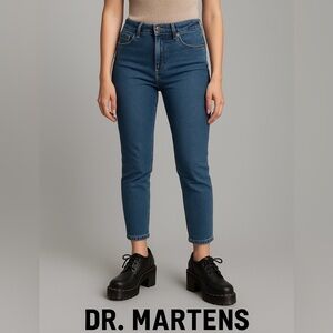 1034- Dr. Martens Leona Lo Vintage Smoth Women's Shoes Size 9 Black Color NWT